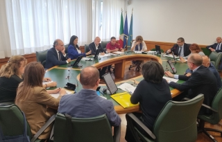 La seduta della commissione Affari europei La seduta della commissione Affari europei