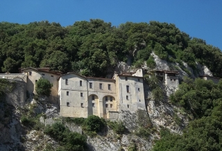 Il Santuario del presepe di San Francesco a Greccio (Flickr).
