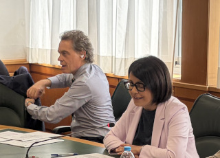 La presidente Savo e l'assessore Maselli.