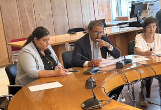 Un momento delle audizioni. Un momento delle audizioni.