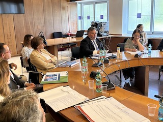 Un momento dell'audizione di oggi. Un momento dell'audizione di oggi.