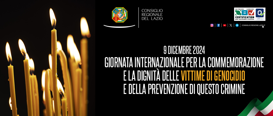Giornata Internazionale per la Commemorazione e la dignit delle vittime di genocidio e della prevenzione di questo crimine
