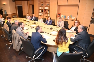 La riunione tra il presidente del Consiglio regionale del Lazio e Anci Lazio.