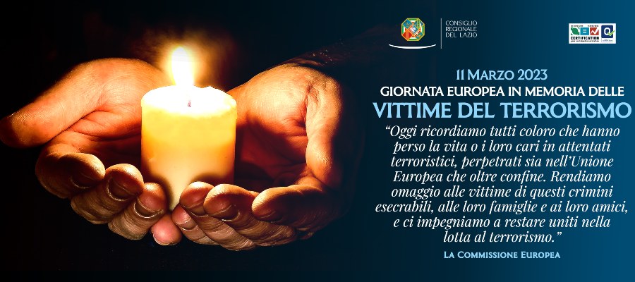 Giornata europea in memoria delle vittime del terrorismo: 11 marzo 2023