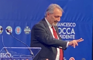 Il presidente della Regione Lazio, Francesco Rocca.