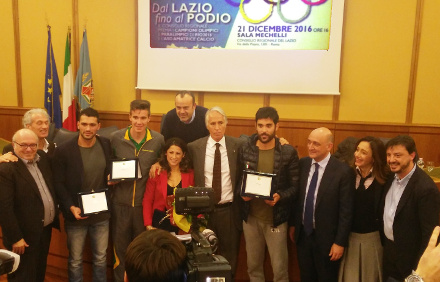 La premiazione di "Dal Lazio al podio".